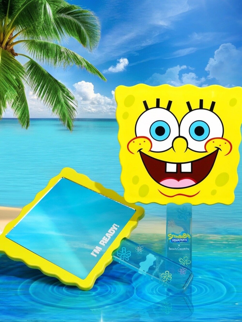 SpongeBob X Beauty Creations Hand Held Mirror
